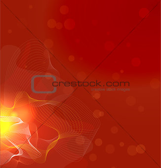 Red Vector Abstract Background