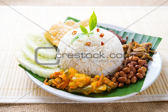Malay food nasi lemak