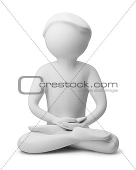 3d people - meditation