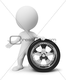 3d small people - wheel