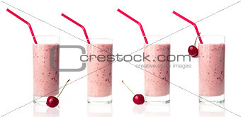 Cherry milkshakes