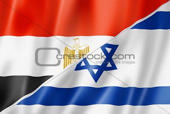 Egypt and Israel flag