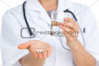 Drugs held by nurse