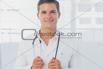 Portrait of an attractive doctor