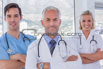 Group of doctor and nurses standing together
