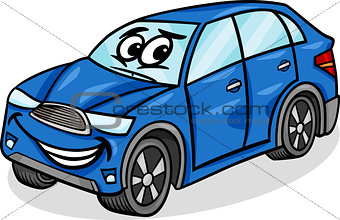suv car character cartoon illustration