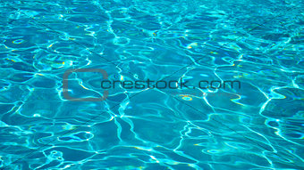 Blue Water in Pool