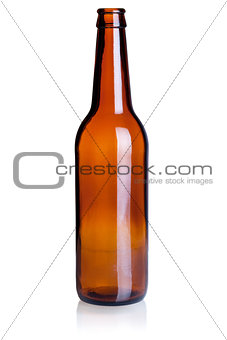 Empty beer bottle