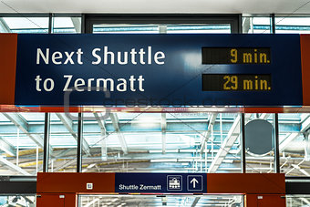 Station shuttle Zermatt
