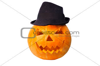Cowboy pumpkin