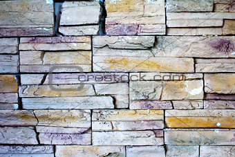 A modern brick wall 