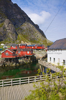Fishing huts in Norway