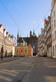 Old town of  Gdansk, Poland