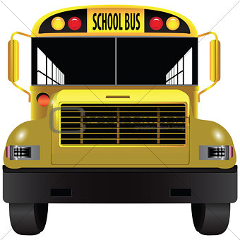 School bus front