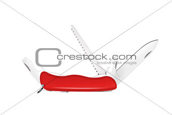 All Purpose Red Swiss Knife