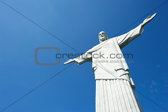 Corcovado Christ the Redeemer Blue Sky Horizontal