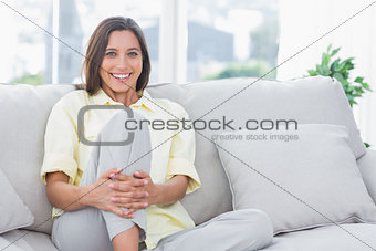 Portrait of a pretty woman relaxing
