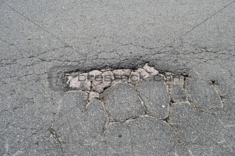 road pothole