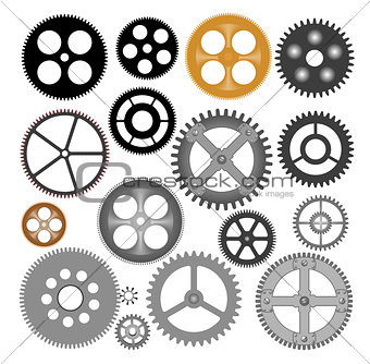 vector  gears cogwheels