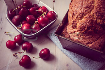 Cake on pan