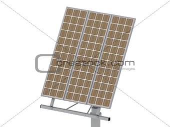 Directional antenna solar panels