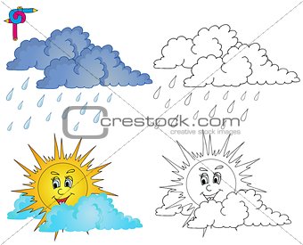Coloring image weather 4