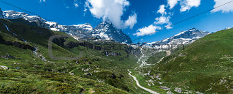 Valtournenche panorama, Aosta Valley - Italy