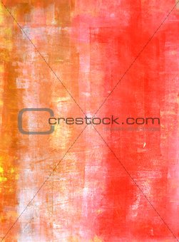 Orange and Yellow Abstract Art Painting