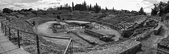 Panoramic picture of Amphitheatre of Merida