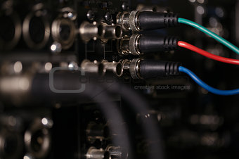 RGB video cables in the pro recorder.