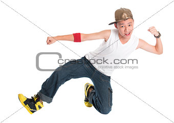 Young hip hop dancer
