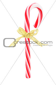 Candy Cane with Bow Ribbon