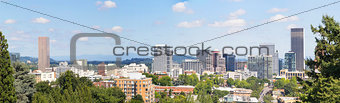 Portland Oregon Downtown Panorama
