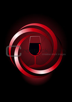 Dynamic icon for red wine