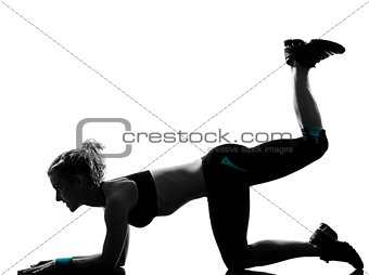 woman workout fitness posture legs feet up