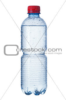 Isolated bottle of water