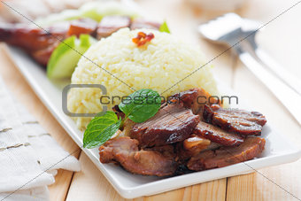 Charsiu Pork Rice