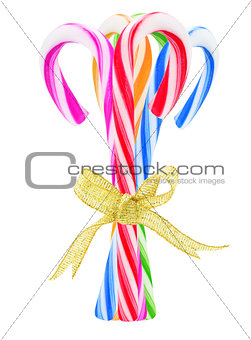 Bundle Of Colorful Candy Canes 