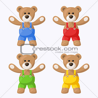 Teddy Bears with Pants