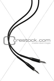 black audio cable