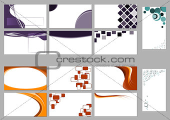 Backgrounds for business cards