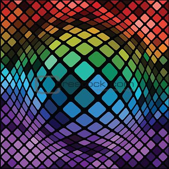 multicolor mosaic background