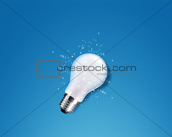 glowing Light bulb
