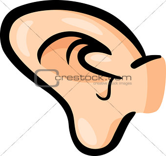 ear clip art cartoon illustration
