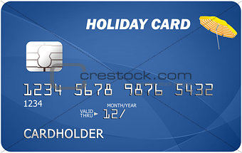 Holiday credit card