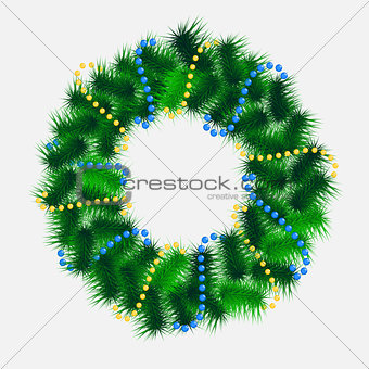 Abstract beauty Christmas and New Year background. Vector illust