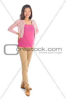 Asian pregnant woman portrait