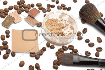 Cosmetics beige shades