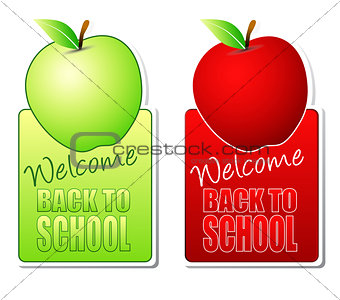 welcome back to school color labels