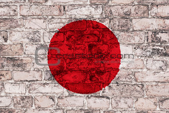 Japanese flag on wall